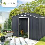 Juskys Metall Gerätehäuser: Verschiedene Grössen & Designs für Ihren Garten – Bild 7
