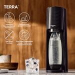SodaStream Wassersprudler TERRA Vorteilspack mit CO2-Zylinder, 2x 1L spülmaschinenfeste Kunststoff-Flasche und 1x 0,5L spülmaschinenfeste Kunststoff-Flasche – Bild 4