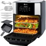 Balter HL-1200 Heissluftfritteuse: Vielseitige 12-Liter-Funktionen mit LCD-Display und 10 Programmen