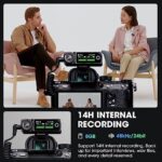 Hollyland Lark MAX: Kabelloses Lavalier Mikrofon mit Top-Audio, ENC, 250m Reichweite, für DSLRs, Handys, PCs – Bild 5