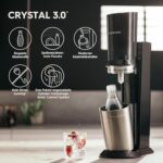 SodaStream Crystal 3.0 Wassersprudler mit Quick-Connect CO2-Zylinder und Glaskaraffen – Bild 5