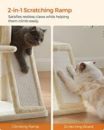 FEANDREA Kratzbaum: Katzenbaum mit geräumiger Plattform – Bild 5