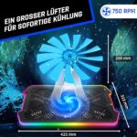 KLIM Ultimate RGB-Laptopkühler: Leistungsstark und Vielseitig – Bild 3
