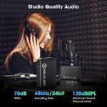 Hollyland Lark MAX: Kabelloses Lavalier Mikrofon mit Top-Audio, ENC, 250m Reichweite, für DSLRs, Handys, PCs – Bild 2