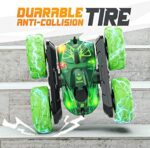 BEZGAR LED RC Stunt Auto: 4WD, 2,4 GHz, 360° Rotation, Wiederaufladbar – Bild 4