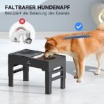 ELS PET Erhöhter 2-in-1 Hundenapf: Auslaufsicher & Höhenverstellbar – Bild 4
