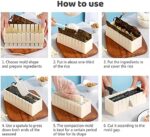 SKYSER Sushi Maker Set: 12-teiliges Kit für Anfänger – Bild 4