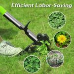 ORIENTOOLS Stand Up Unkrautstecher: Effizientes Gartenwerkzeug mit verstellbarem Stiel und 4 Klauen – Bild 6