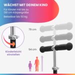 Fun Pro ONE: Sicherer Premium-Roller für Kinder ab 3 Jahren. LED-Räder, faltbar – Bild 8