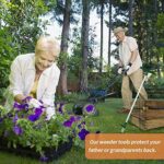 Walensee Unkrautstecher mit Fusspedal: Ergonomisches Design, 100cm Länge – Bild 8