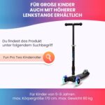 Fun Pro ONE: Sicherer Premium-Roller für Kinder ab 3 Jahren. LED-Räder, faltbar – Bild 2