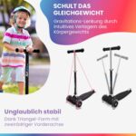 Fun Pro ONE: Sicherer Premium-Roller für Kinder ab 3 Jahren. LED-Räder, faltbar – Bild 7