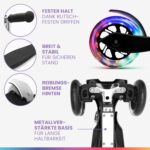 Fun Pro ONE: Sicherer Premium-Roller für Kinder ab 3 Jahren. LED-Räder, faltbar – Bild 4