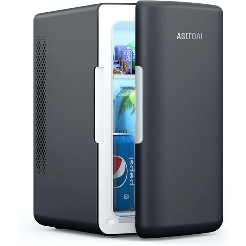 AstroAI AstroAI 6L Mini Kühlschrank – 2-in-1 Kühl- & Warmfunktion, 12V/220V für Auto & Büro