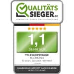 1.1 qualitat sehr gut
