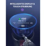 Leicht Kabelloser Staubsauger mit Touch Display