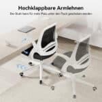 Hbada Ergonomischer Bürostuhl: Leicht und vielseitig! – Bild 5
