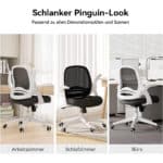Hbada Ergonomischer Bürostuhl: Leicht und vielseitig! – Bild 6