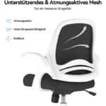Hbada Ergonomischer Bürostuhl: Leicht und vielseitig! – Bild 7