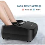 Mountrax Elektrisches Fussmassagegerät: Wärme, Shiatsu, Schmerzlinderung, Passend für Füsse bis Grösse 46 – Bild 6