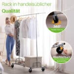 RACK IN HANDELSUBLICHER QUALITAT