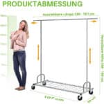 Produktabmessungen 106,7T x 55,9B x 180,3H cm