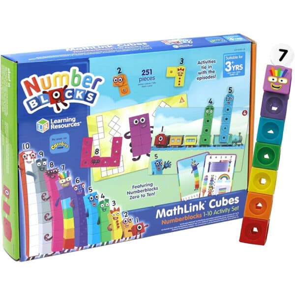Learning Resources Numberblocks MathLink-Würfel 1-10 Aktivitätsset