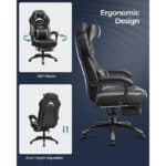 Sie die Rückenlehne zwischen 90° und 135° verstellen und die Fußstütze ausfahren – Relaxen Sie in der komfortabelsten Position!