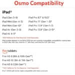 osmo compatibility with ipad and fire tablets