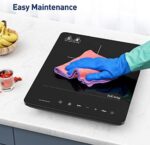 IsEasy Einzel-Induktionskochplatte - Tragbares 2100W Induktionskochfeld mit Touch-Steuerung und Timer – Bild 9
