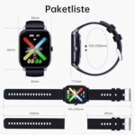 LLKBOHA Smartwatch mit Telefonfunktion -  1.85'' HD Touchscreen – Bild 7