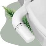 SAMODRA Ultradünnes, minimalistisches Bidet für Toilette mit nicht elektrischer Doppeldüse
