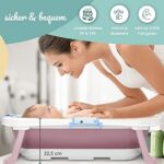 BEARTOP Faltbare Babywanne - Innovatives Design, sicher & platzsparend-50 L Volumen – Bild 5