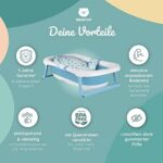 BEARTOP Faltbare Babywanne - Innovatives Design, sicher & platzsparend-50 L Volumen – Bild 3