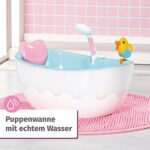 BABY born Badewanne mit Farbwechsel & Sound, echtem Wasser – Bild 2