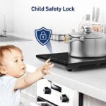 IsEasy Einzel-Induktionskochplatte - Tragbares 2100W Induktionskochfeld mit Touch-Steuerung und Timer – Bild 7