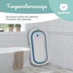 BEARTOP Faltbare Babywanne - Innovatives Design, sicher & platzsparend-50 L Volumen – Bild 6