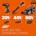 WORX 18V(20V MAX) Akku Mobiler Hochdruckreiniger Hydroshot WG620E.4, 2,0Ah, Powershare, Multi-Sprühdüse, Lange Lanze, 6m Schlauch, Akku & Schellladegerät