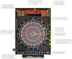 Elektronische Dartscheibe Dartona JX2000 Turnier Pro