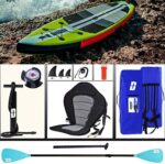 Kompaktes iSUP-Set: Aufblasbares SUP-Board mit Kajak-Sitz – Bild 5
