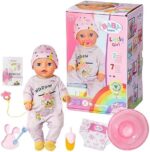 BABY born Little Girl 36 cm - Puppe mit 7 Funktionen, batteriefrei!