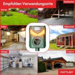 PATTLER® Solar Tierabwehr -  Bewegungssensor 10m, Flammenlicht, effektiv gegen Tiere – Bild 6