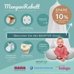 BEARTOP Faltbare Babywanne - Innovatives Design, sicher & platzsparend-50 L Volumen – Bild 7