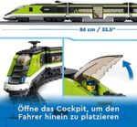 LEGO 60337 City Personen-Schnellzug, Set mit ferngesteuertem Zug