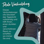 Tommee Tippee Sleeptight tragbares Verdunkelungsrollo mit Dreh- und Klebesaugnäpfen