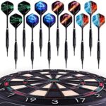 WIN.MAX Elektronisches Profi-Dartboard Set - 65 Varianten, 1-8 Spieler, 12 Darts + 12 Pro Flights & Zubehör – Bild 5