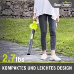 Kabelloser 20V Laubbläser mit Akku und Ladegerät für Rasenpflege
