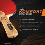 PRO-SPIN Tischtennisschläger – Hochleistungs-Tischtennis Set