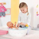 BABY born Badewanne mit Farbwechsel & Sound, echtem Wasser – Bild 7