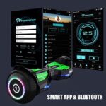 EVERCROSS 6,5 Zoll Bluetooth Hoverboard mit Sitz und Pedallichtern – Bild 4